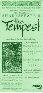 89. The Tempest 21st - 23rd July 1994